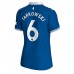 Billige Everton James Tarkowski #6 Hjemmebane Fodboldtrøjer Dame 2023-24 Kortærmet